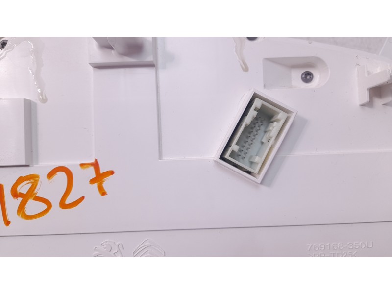 Recambio de cuadro instrumentos para citroen jumpy fugón control m referencia OEM IAM 9837472880  