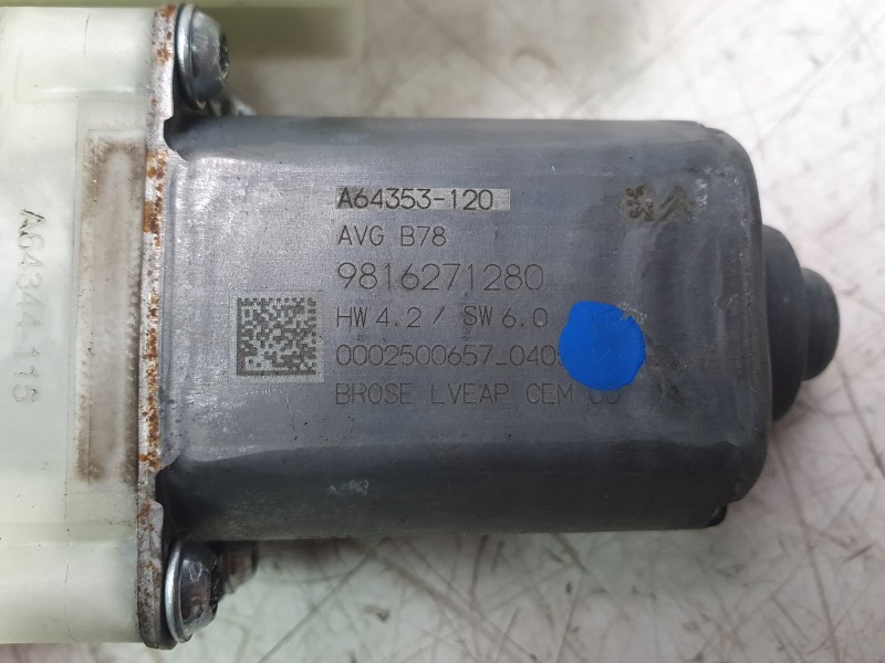 Recambio de elevalunas delantero izquierdo para citroën c4 picasso ii 1.6 bluehdi 120 referencia OEM IAM 9826076380  