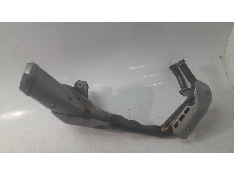 Recambio de tubo escape completo para yamaha mt mt-07 tracer (rm14) referencia OEM IAM B4T347Z100000  