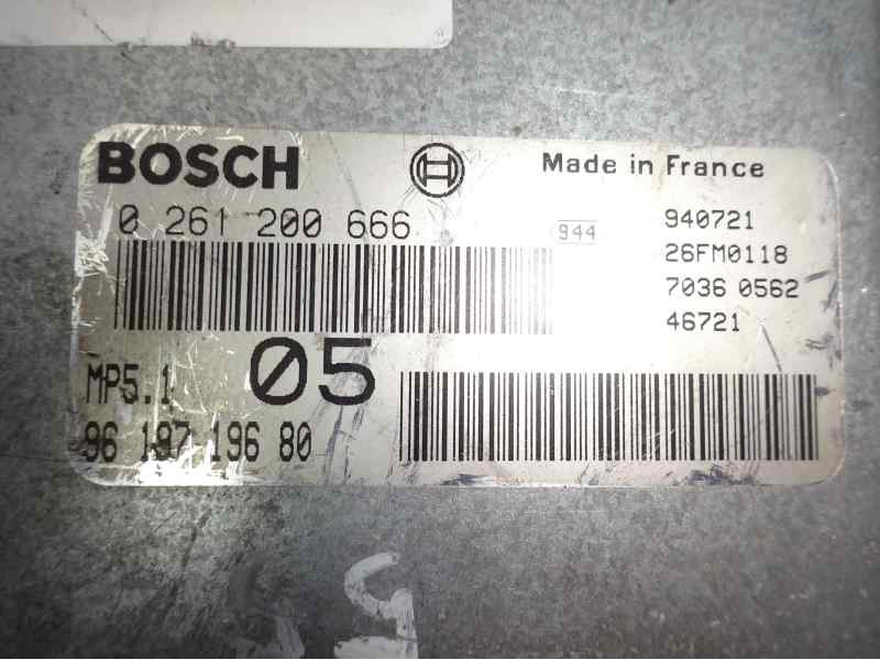 Recambio de centralita motor uce para citroen xantia berlina 1.8 cat (lfz / xu7jp) referencia OEM IAM 9619719680 0261200666 
