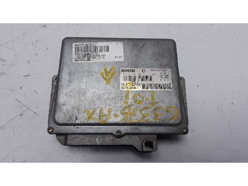 Recambio de centralita motor uce para citroen ax 1.0 referencia OEM IAM 9624936180 0261204051 