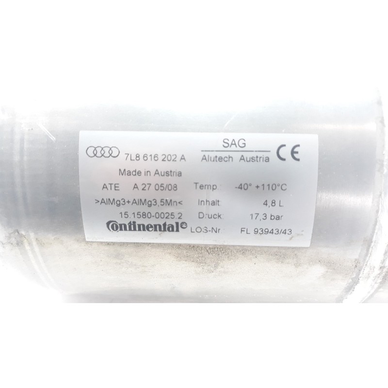 Recambio de acumulador central amortiguacion para audi q7 (4l) 3.0 v6 24v tdi referencia OEM IAM 7L8616202A  
