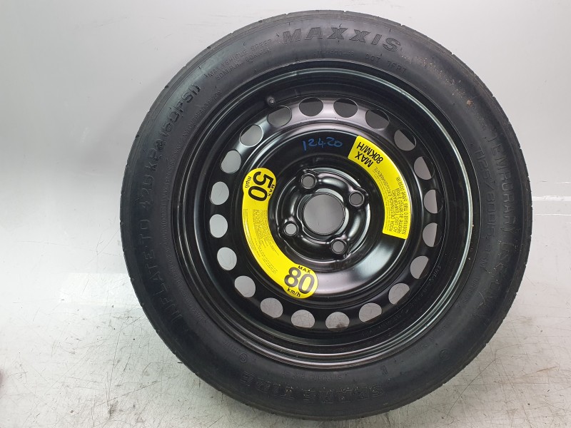 Recambio de neumatico repuesto para kia rio iv (yb, sc, fb) 1.25 referencia OEM IAM 1258015  