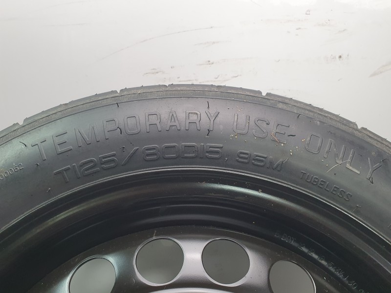 Recambio de neumatico repuesto para kia rio iv (yb, sc, fb) 1.25 referencia OEM IAM 1258015  