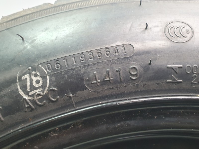 Recambio de neumatico repuesto para kia rio iv (yb, sc, fb) 1.25 referencia OEM IAM 1258015  