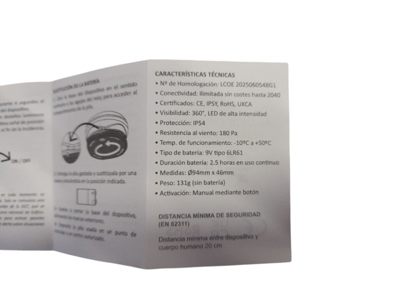 Recambio de baliza v16 para universal universal universal referencia OEM IAM BALIZAV16  