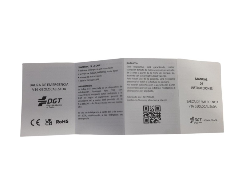 Recambio de baliza v16 para universal universal universal referencia OEM IAM BALIZAV16  