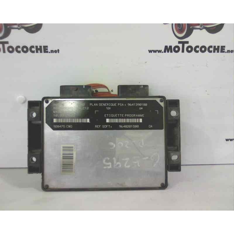 Recambio de centralita motor uce para peugeot 206 berlina 1.9 diesel referencia OEM IAM 9641390180 80924F R04080030D