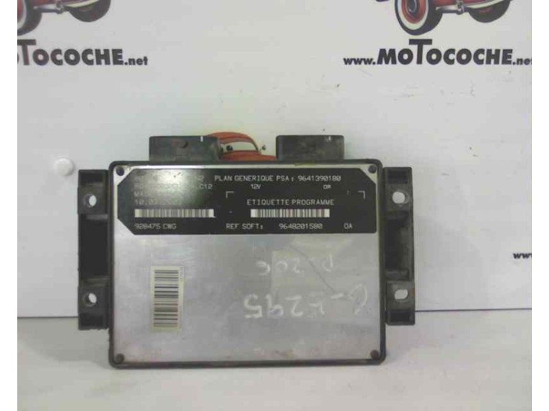 Recambio de centralita motor uce para peugeot 206 berlina 1.9 diesel referencia OEM IAM 9641390180 80924F R04080030D