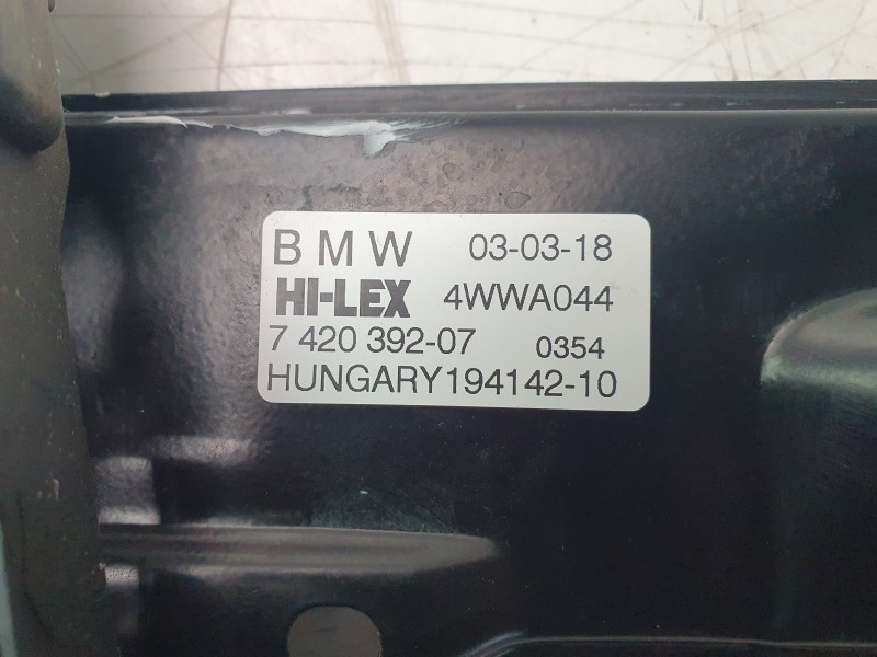 Recambio de elevalunas delantero derecho para bmw x2 (f39) sdrive18d referencia OEM IAM 51337462604  