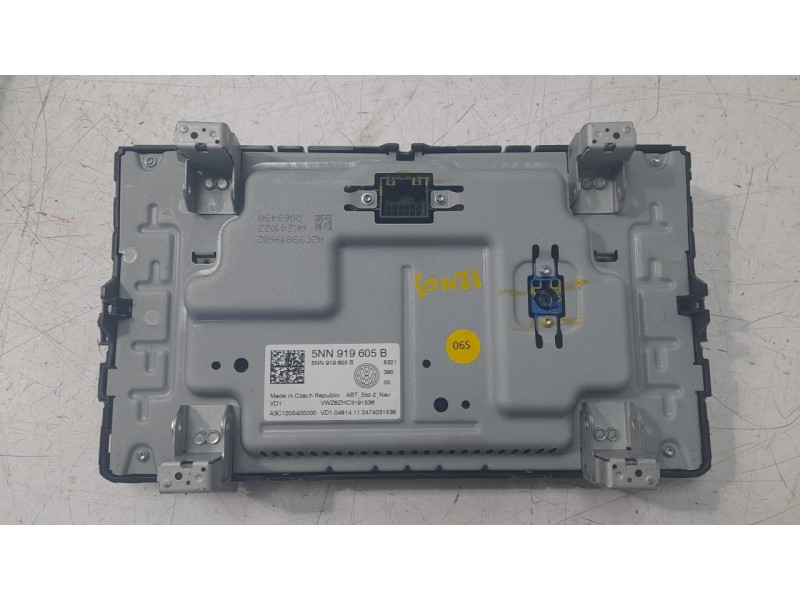 Recambio de pantalla multifuncion para volkswagen t-roc (a11, d11) 1.0 tsi referencia OEM IAM 5NN919605B  