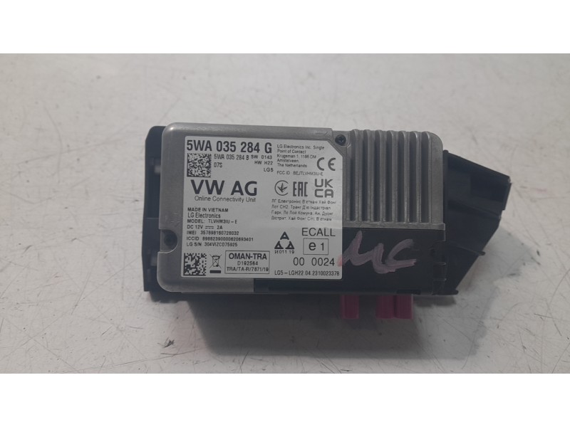 Recambio de modulo electronico para volkswagen touran (5t1) 2.0 tdi referencia OEM IAM 5WA035284G  