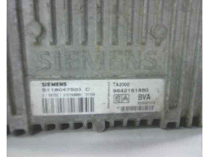 Recambio de centralita motor uce para citroen xsara berlina 1.6 16v cat (nfu / tu5jp4) referencia OEM IAM 9642161880 S118047503C