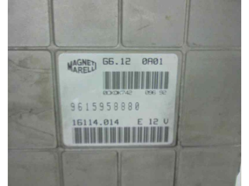 Recambio de centralita motor uce para citroen zx 1.6 referencia OEM IAM 9615958880 G6120A01 16114014