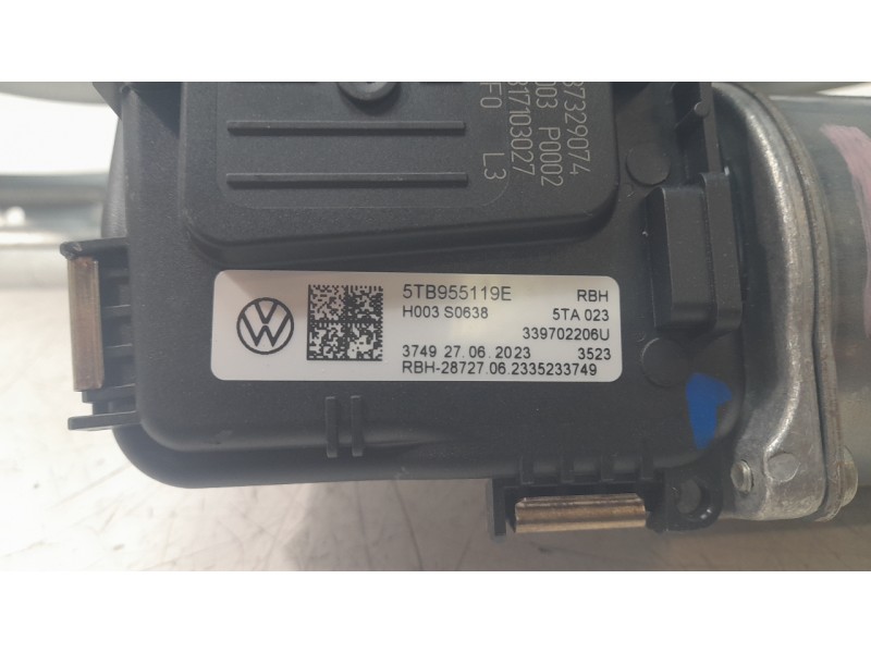 Recambio de motor limpia delantero para volkswagen touran (5t1) 2.0 tdi referencia OEM IAM 5TB955119E  