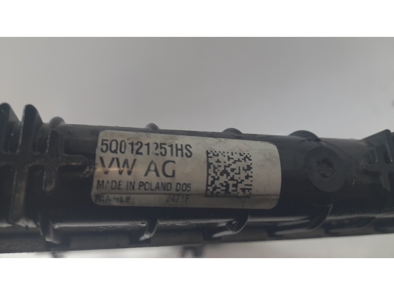 Recambio de radiador agua para volkswagen t-roc (a11, d11) 1.0 tsi referencia OEM IAM 5Q0121251HS  58471 , 11403012705