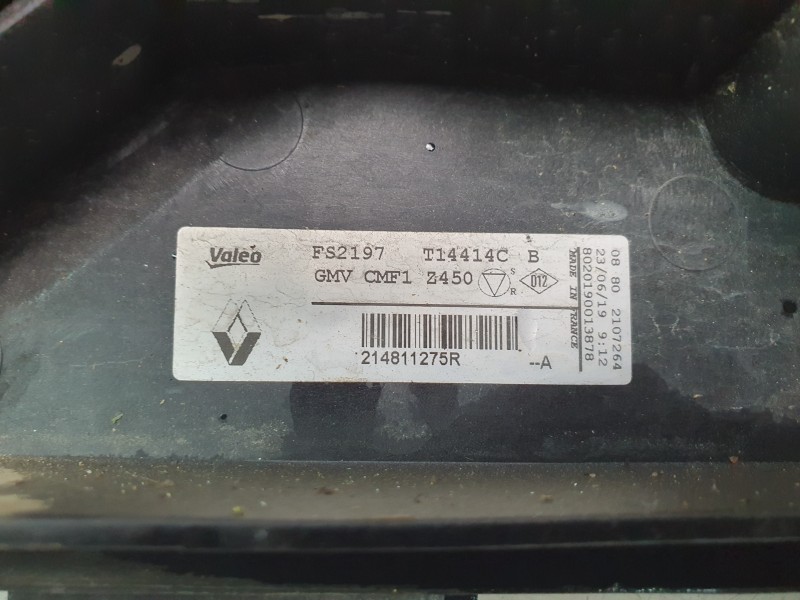 Recambio de electroventilador para renault megane iv hatchback (b9a/m/n_) 1.5 blue dci 115 (b9a6) referencia OEM IAM 214811275R 