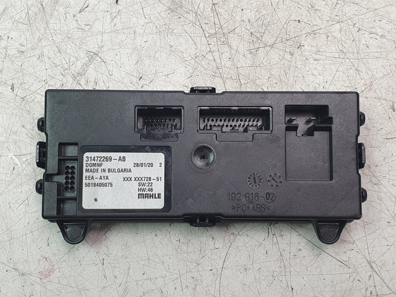 Recambio de modulo electronico para volvo s60 iii (224) t5 referencia OEM IAM 31472269AB  