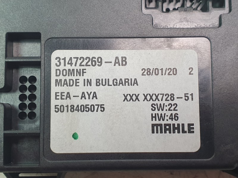 Recambio de modulo electronico para volvo s60 iii (224) t5 referencia OEM IAM 31472269AB  