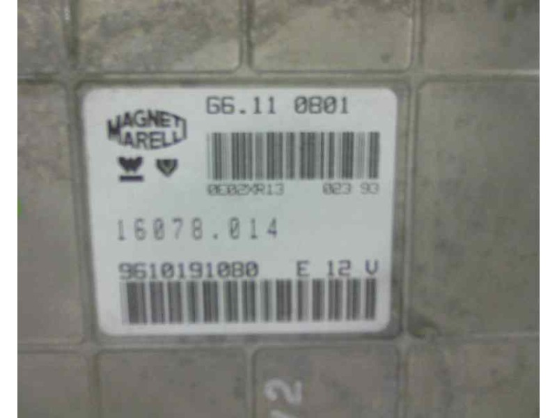 Recambio de centralita motor uce para peugeot 106 (s1) 1.1 referencia OEM IAM 9610191080 G6110B01 16078014