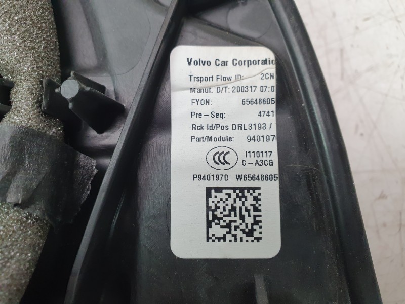 Recambio de elevalunas trasero izquierdo para volvo s60 iii (224) t5 referencia OEM IAM 31675056  