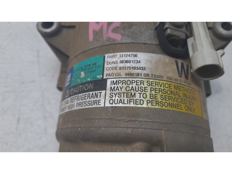 Recambio de compresor aire acondicionado para opel astra h (a04) 1.6 (l48) referencia OEM IAM 95517233  32426