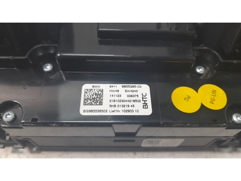 Recambio de mando climatizador para bmw 1 (f40) 118 d referencia OEM IAM 6411985539503  