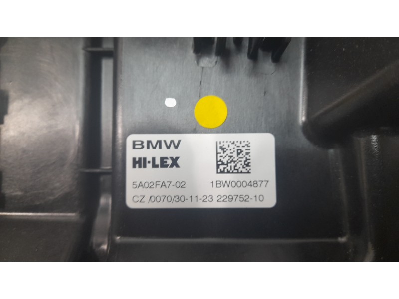 Recambio de elevalunas trasero izquierdo para bmw 1 (f40) 118 d referencia OEM IAM 5A02FA702  