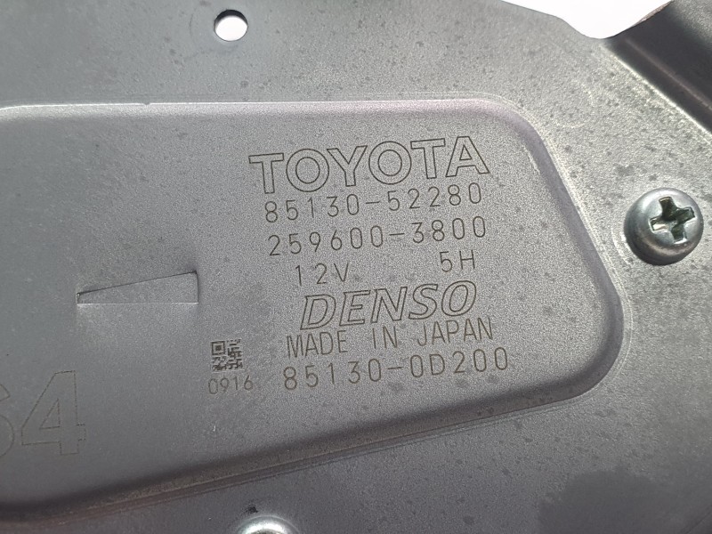 Recambio de motor limpia trasero para toyota yaris cross hybrid 2wd active tech referencia OEM IAM 851300D200 8513052280 