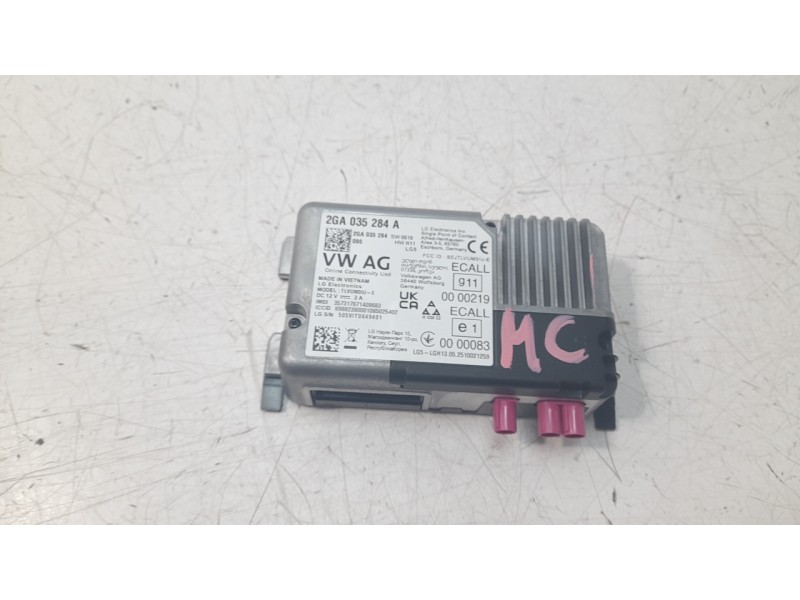 Recambio de modulo electronico para seat ibiza v (kj1, kjg) 1.0 tsi referencia OEM IAM 2GA035284A  