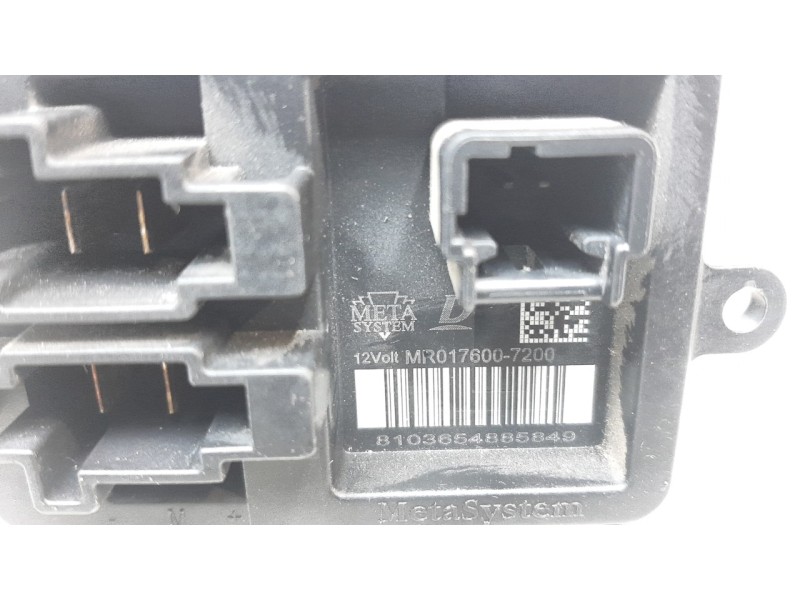 Recambio de resistencia calefaccion para renault captur limited referencia OEM IAM MR017600  