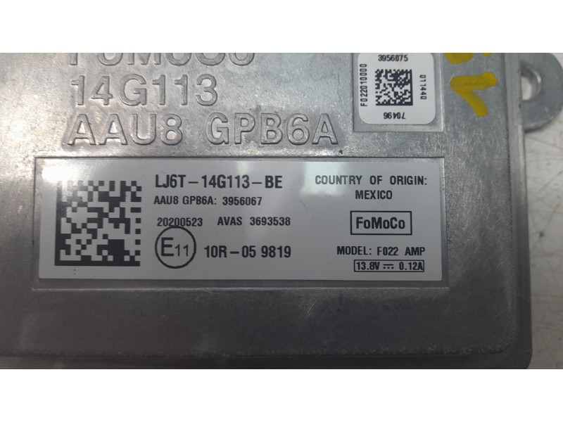Recambio de modulo electronico para ford kuga hybrid st-line x referencia OEM IAM LJ6T14G113BE  