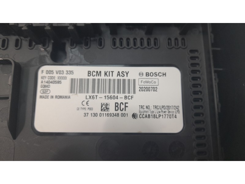 Recambio de caja reles / fusibles para ford kuga hybrid st-line x referencia OEM IAM LX6T15604BCF  