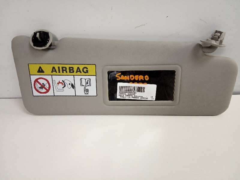 Recambio de parasol derecho para dacia sandero ambiance referencia OEM IAM   