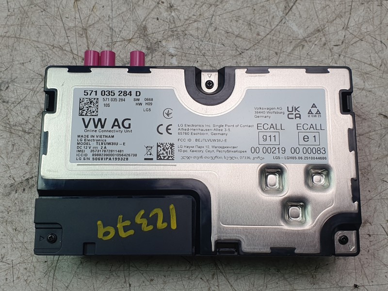 Recambio de modulo electronico para cupra leon (kl1, ku1, kug) 1.5 tsi referencia OEM IAM 571035284D  