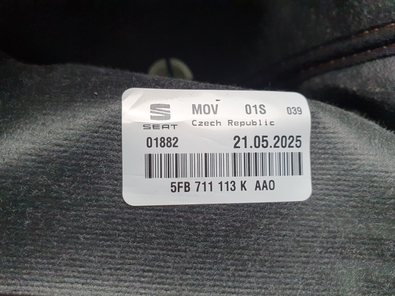 Recambio de pomo palanca cambio para cupra leon (kl1, ku1, kug) 1.5 tsi referencia OEM IAM 5FB711113K  