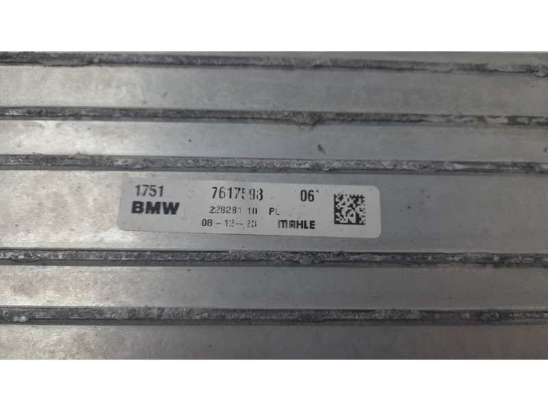 Recambio de intercooler para bmw 1 (f40) 118 d referencia OEM IAM 1751761759806  BM250N002/219520B/CNGBM006/30946