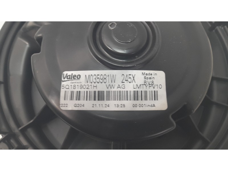 Recambio de ventilador calefaccion para volkswagen t-roc (a11, d11) 1.0 tsi referencia OEM IAM 5Q1819021H  VHF240037 , 34197