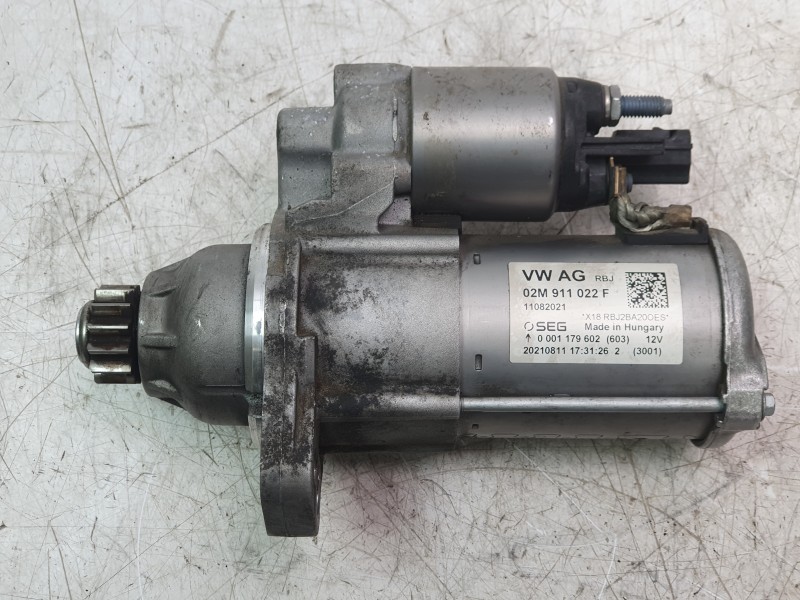 Recambio de motor arranque para volkswagen t-roc (a11, d11) 1.0 tsi referencia OEM IAM 02Z911022C  ARF880401