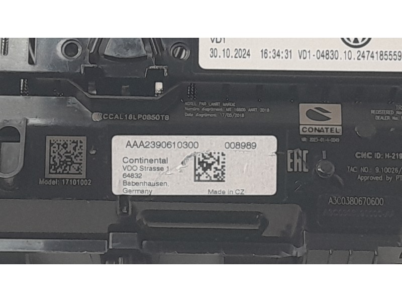 Recambio de cuadro instrumentos para volkswagen t-roc (a11, d11) 1.0 tsi referencia OEM IAM 17A920320F  
