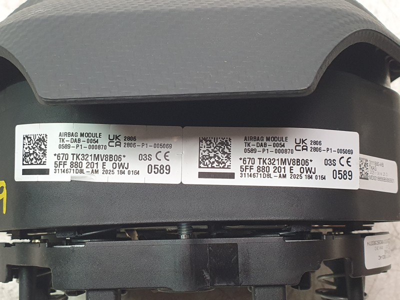 Recambio de kit airbag para cupra leon (kl1, ku1, kug) 1.5 tsi referencia OEM IAM 5FG857003P  