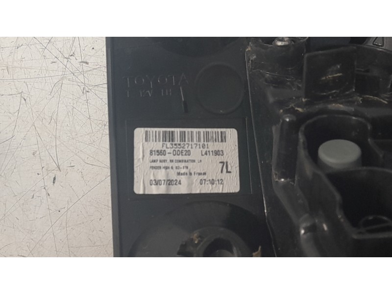 Recambio de piloto trasero izquierdo para toyota yaris cross (mxp_) 1.5 hybrid (mxpj10) referencia OEM IAM 815600DE20  