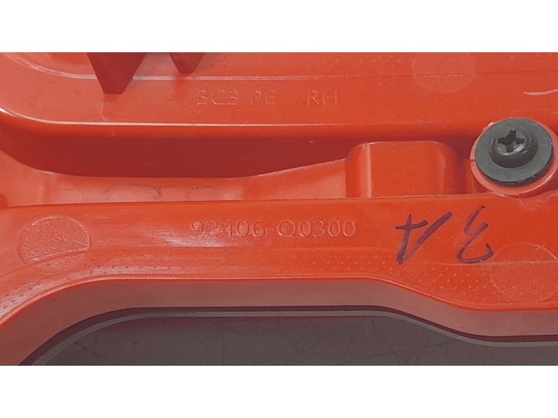 Recambio de faro antiniebla trasero derecho para hyundai i20 iii (bc3, bi3) 1.0 t-gdi referencia OEM IAM 92406Q0300  