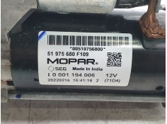 Recambio de motor arranque para fiat 500 c (312_) 1.0 mild hybrid (312.ayd1b) referencia OEM IAM 00519756800  ARF070001BS 2