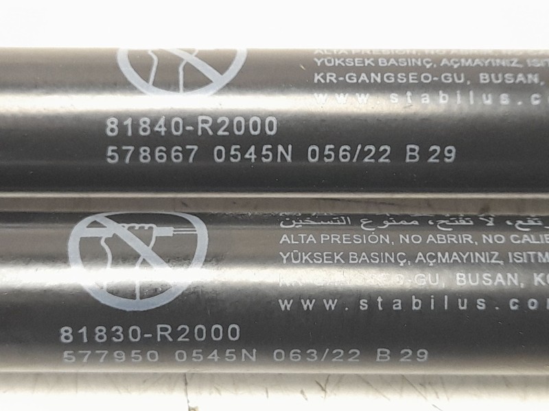 Recambio de amortiguadores maletero / porton para kia sportage v (nq5) 1.6 t-gdi referencia OEM IAM 81830R2000  81840R2000