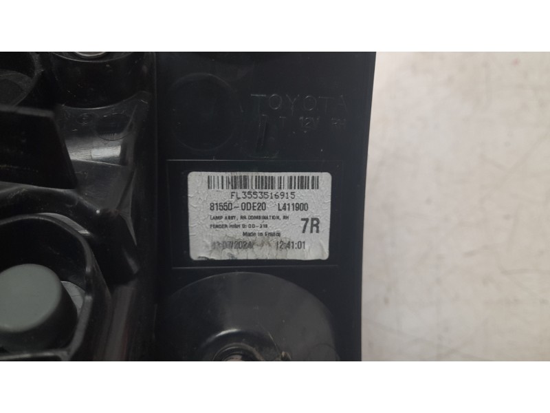 Recambio de piloto trasero derecho para toyota yaris cross (mxp_) 1.5 hybrid (mxpj10) referencia OEM IAM 815500DE20  