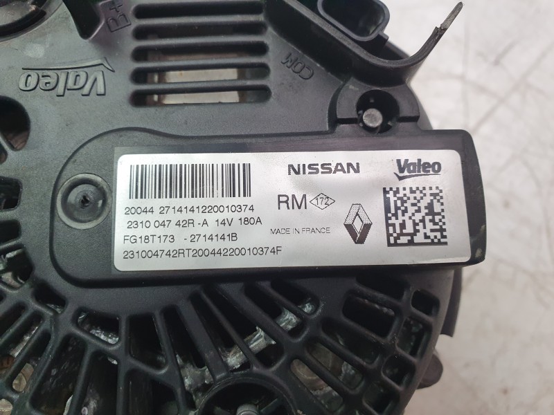 Recambio de alternador para renault talisman (lp_) 1.7 blue dci 120 (lpa7) referencia OEM IAM 231001847R 1714141B ALF080A51VL