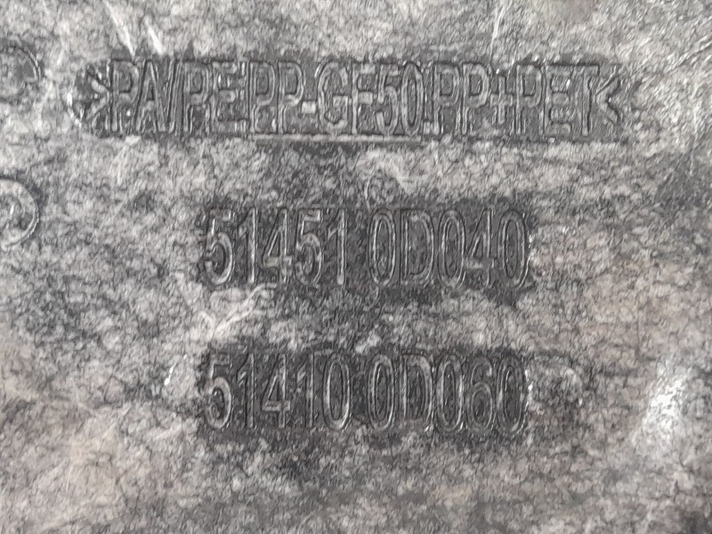 Recambio de cubrecarter para toyota yaris cross (mxp_) 1.5 hybrid (mxpj10) referencia OEM IAM   