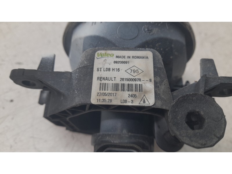 Recambio de faro antiniebla derecho para renault megane iv hatchback (b9a/m/n_) 1.5 dci 110 (b9a3) referencia OEM IAM 261500097R