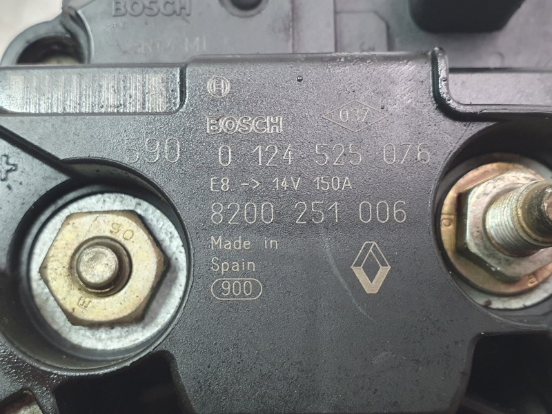 Recambio de alternador para renault laguna ii (bg0/1_) 1.9 dci (bg1a, bg1v) referencia OEM IAM 0124525076 8200251006 ALF310301HQ